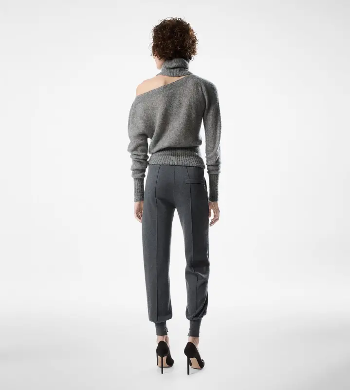 COTTON JOGGERS DARK GREY MELANGE online